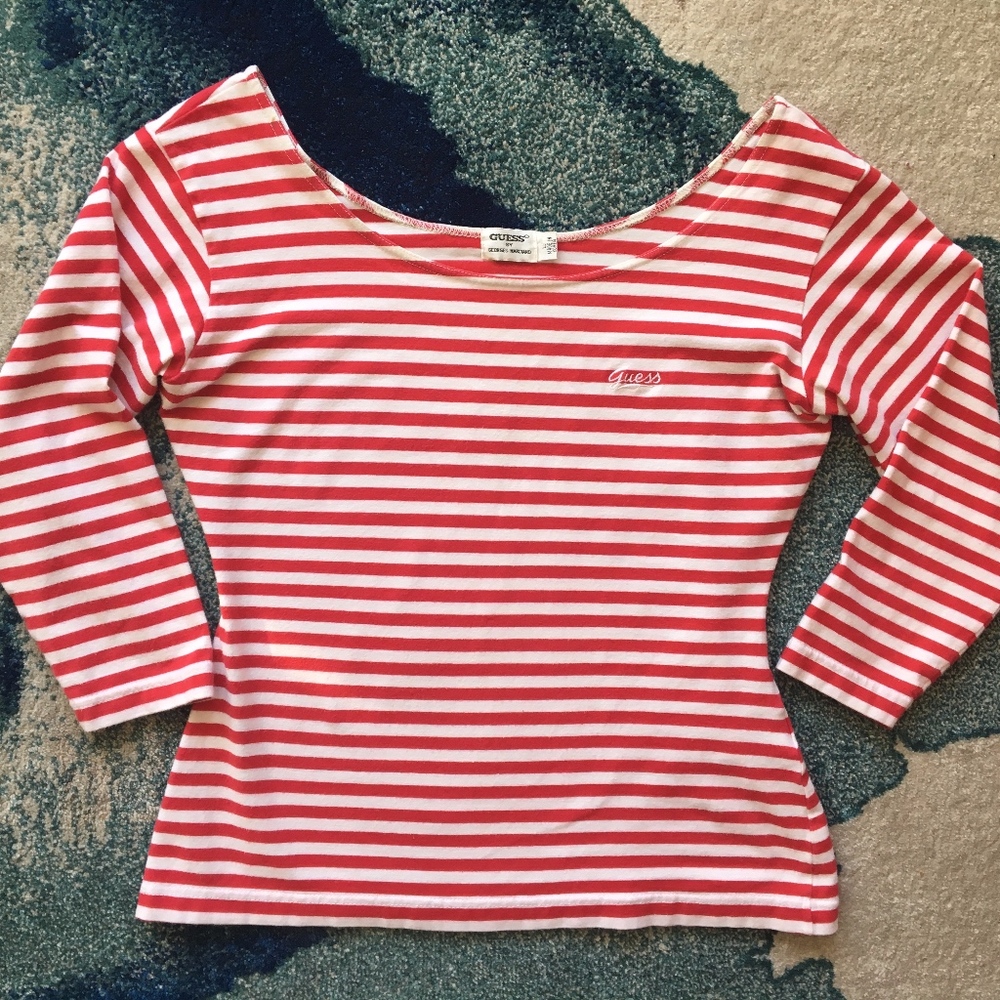 Vintage Stripe Shirt Guess by Georges Marciano